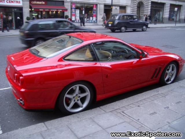 Ferrari 550 spotted in London, United Kingdom