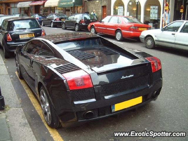 Lamborghini Gallardo spotted in London, United Kingdom