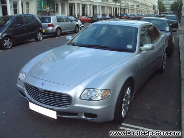 Maserati Quattroporte spotted in London, United Kingdom