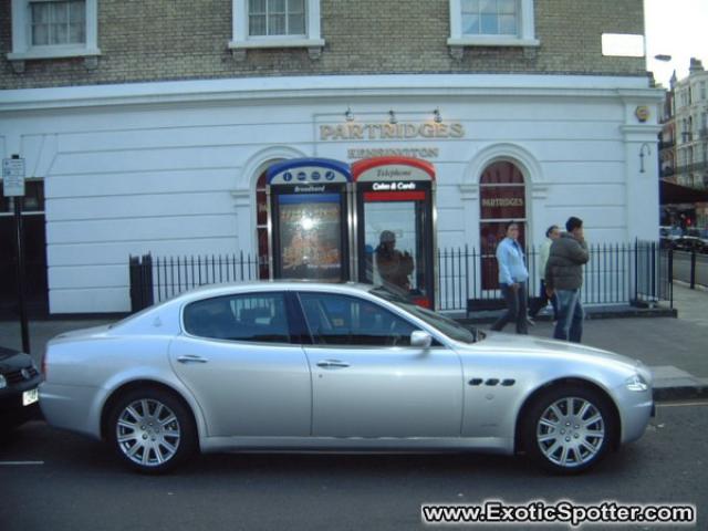 Maserati Quattroporte spotted in London, United Kingdom