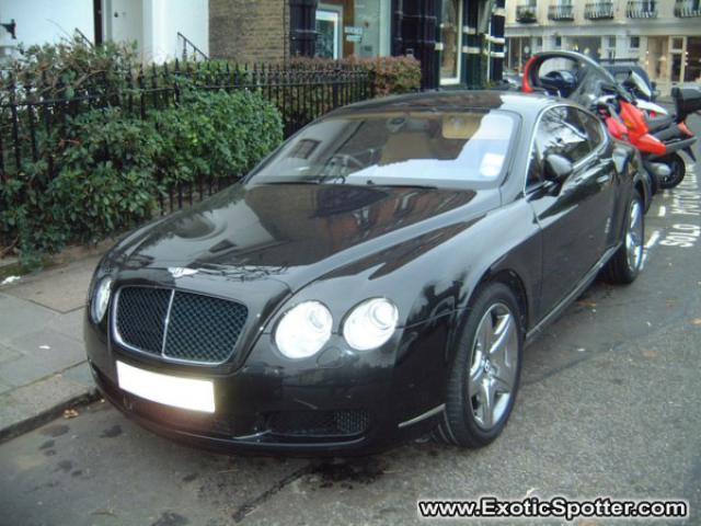 Bentley Continental spotted in London, United Kingdom