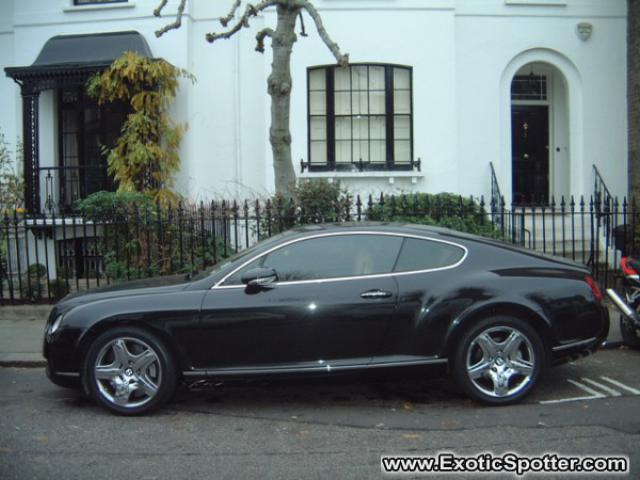 Bentley Continental spotted in London, United Kingdom