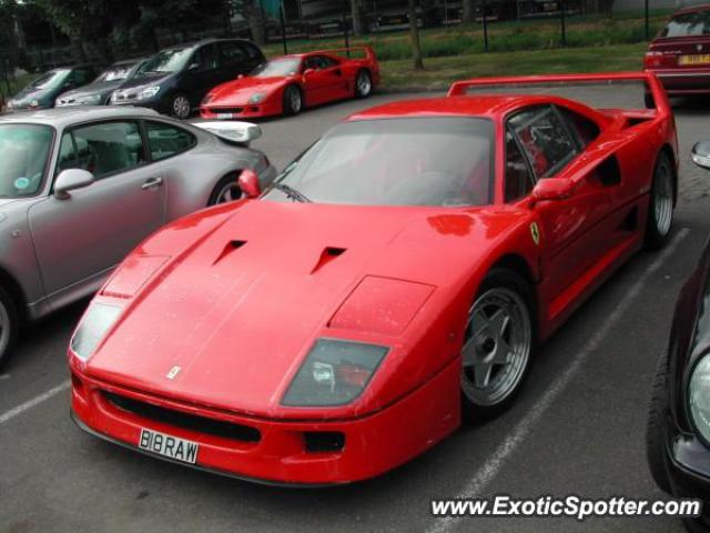 Ferrari F40 spotted in Le Mans, France