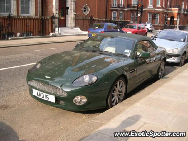 Aston Martin DB7 spotted in London, United Kingdom