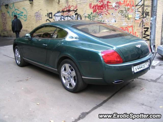 Bentley Continental spotted in Moscow, Russia