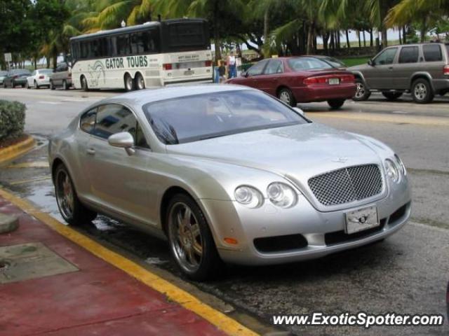 Bentley Continental spotted in Miami, Florida