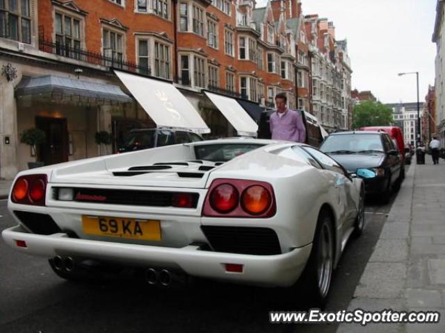 Lamborghini Diablo spotted in London, United Kingdom