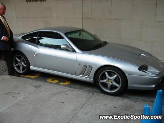 Ferrari 550 spotted in London, United Kingdom