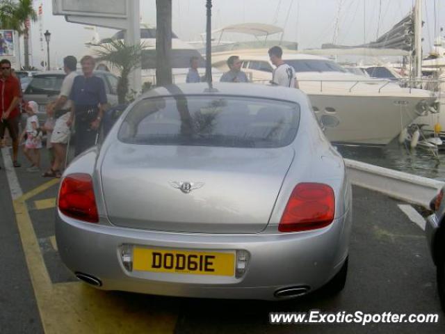 Bentley Continental spotted in Malaga, Spain