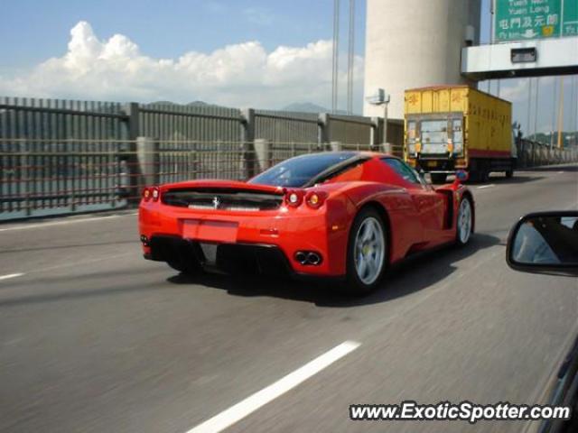 Ferrari Enzo spotted in Hong Kong, China