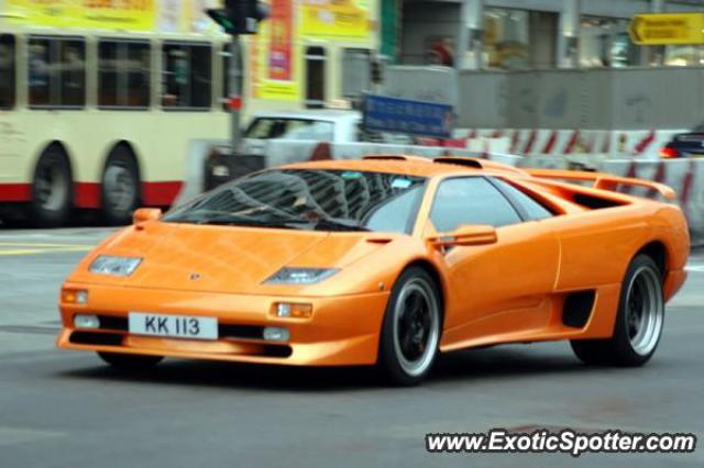 Lamborghini Diablo spotted in Hong Kong, China