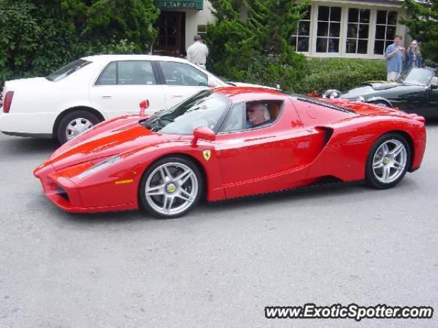 Ferrari Enzo spotted in Carmel, California