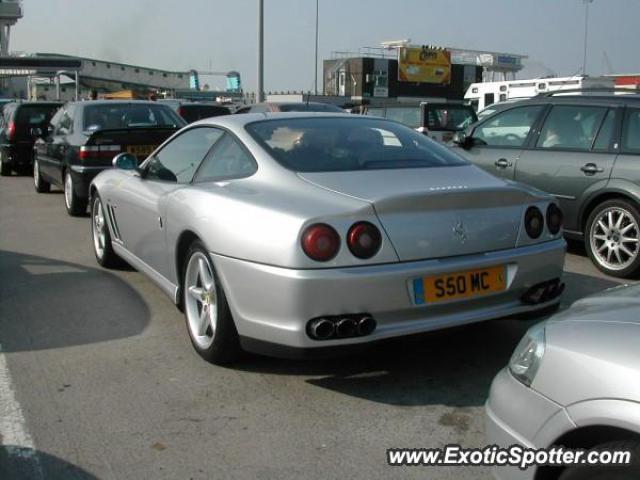 Ferrari 550 spotted in Dover, United Kingdom