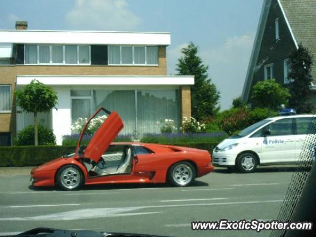 Lamborghini Diablo spotted in Menen, Belgium