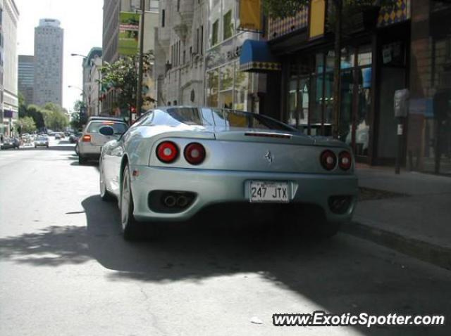 Ferrari 360 Modena spotted in Montreal, Canada