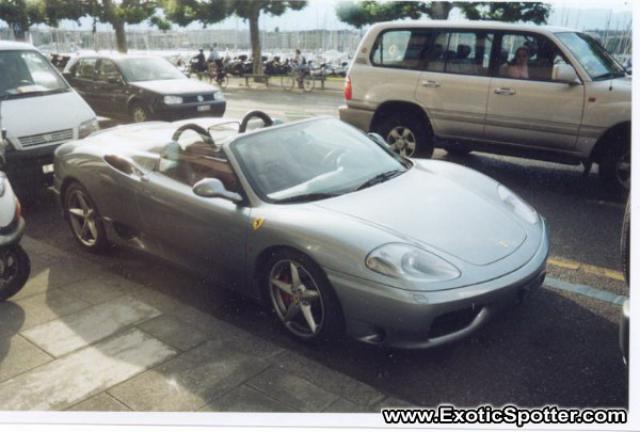 Ferrari 360 Modena spotted in Geneva, Switzerland