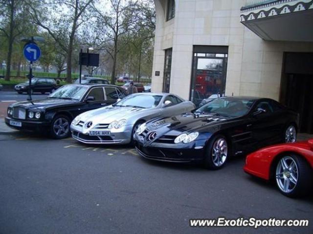 Mercedes SLR spotted in London, United Kingdom