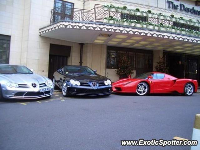 Mercedes SLR spotted in London, United Kingdom