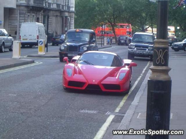 Ferrari Enzo spotted in London, United Kingdom