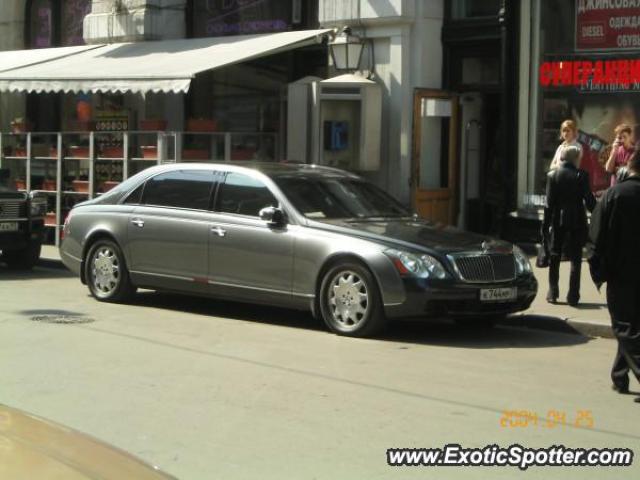 Mercedes Maybach spotted in Moscow, Russia