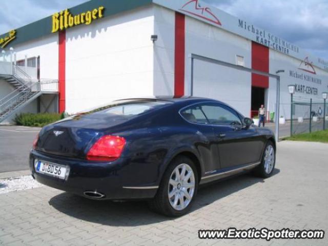 Bentley Continental spotted in Kerpen, Germany