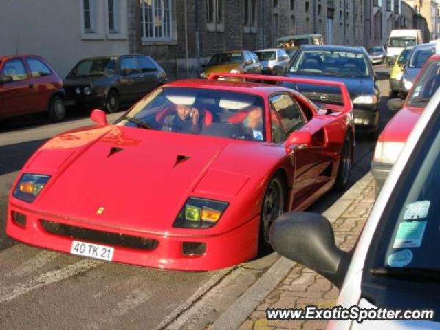 Ferrari F40 spotted in Dijon, France