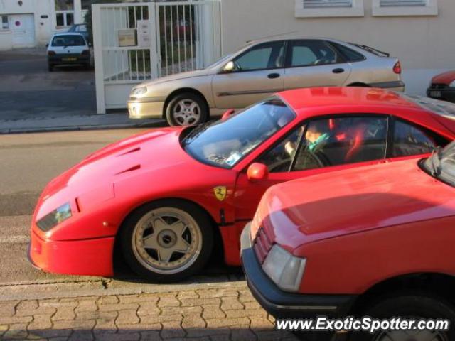 Ferrari F40 spotted in Dijon, France