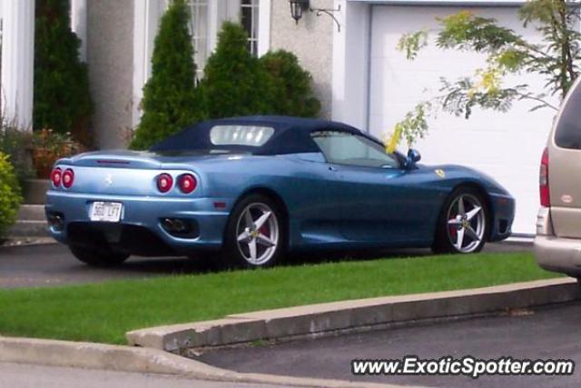 Ferrari 360 Modena spotted in Varennes, Canada