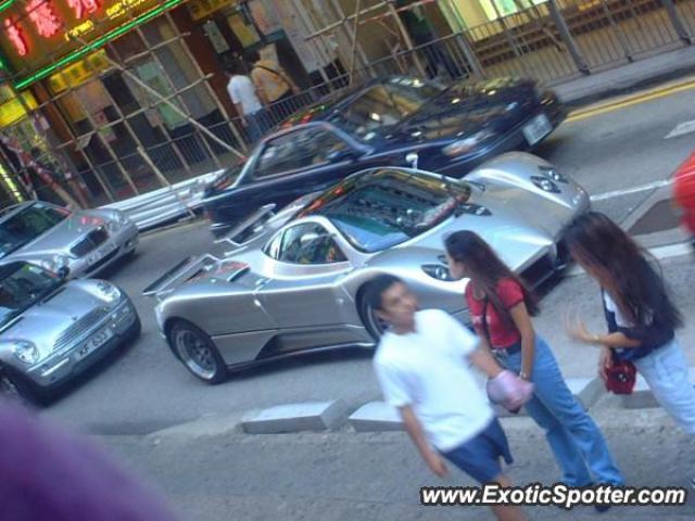 Pagani Zonda spotted in Hong Kong, China