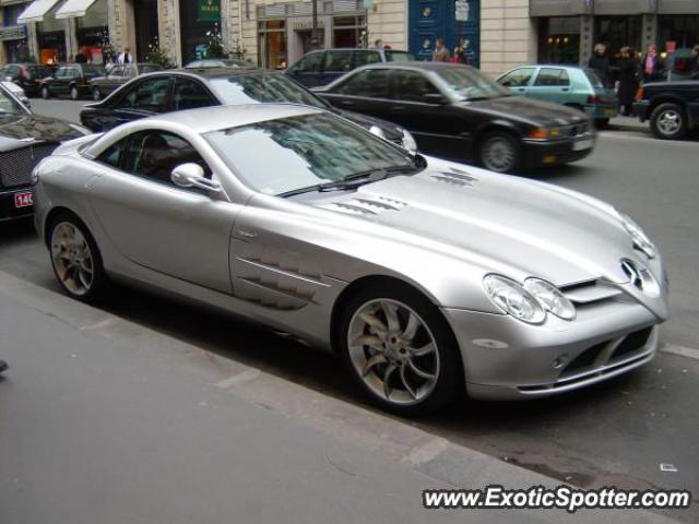 Mercedes SLR spotted in Paris, France