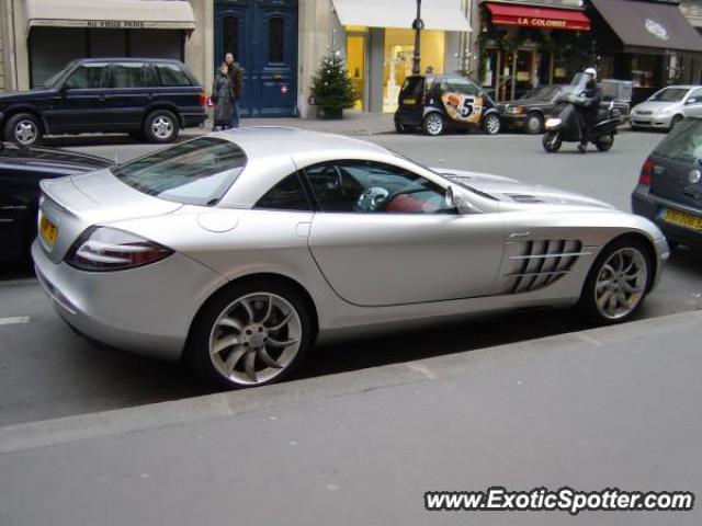 Mercedes SLR spotted in Paris, France