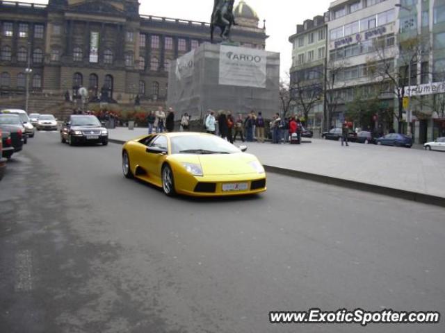 Lamborghini Murcielago spotted in Prague, Czech Republic