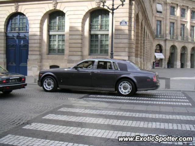 Rolls Royce Phantom spotted in Paris, France