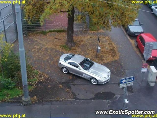 Mercedes SLR spotted in Vienna, Austria