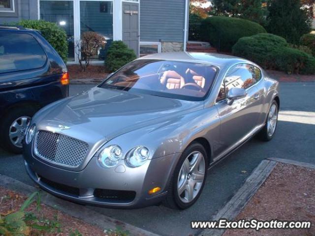 Bentley Continental spotted in Melrose, Massachusetts