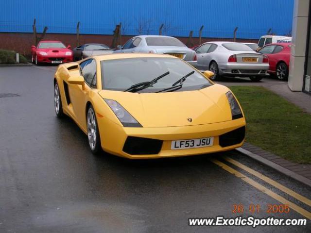 Lamborghini Gallardo spotted in Leeds, United Kingdom