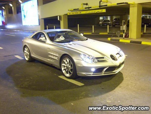 Mercedes SLR spotted in Dubai, United Arab Emirates