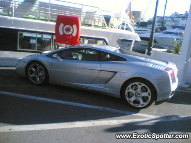 Lamborghini Gallardo spotted in Puerto Banus, Spain