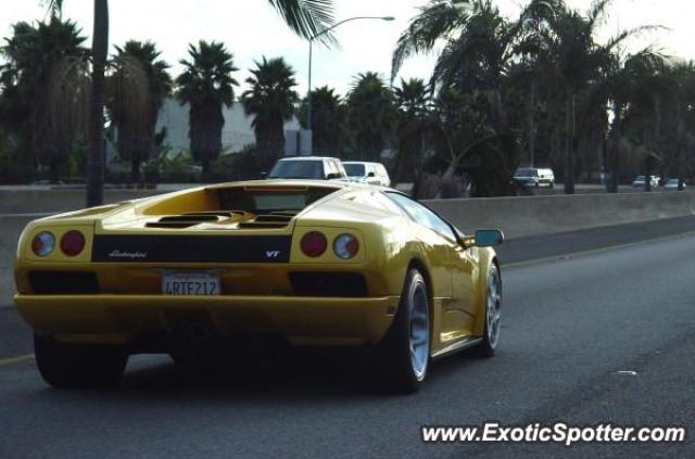 Lamborghini Diablo spotted in Santa Barbara, California