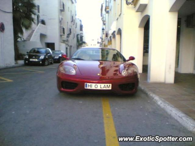 Ferrari 360 Modena spotted in Puerto Banus, Spain