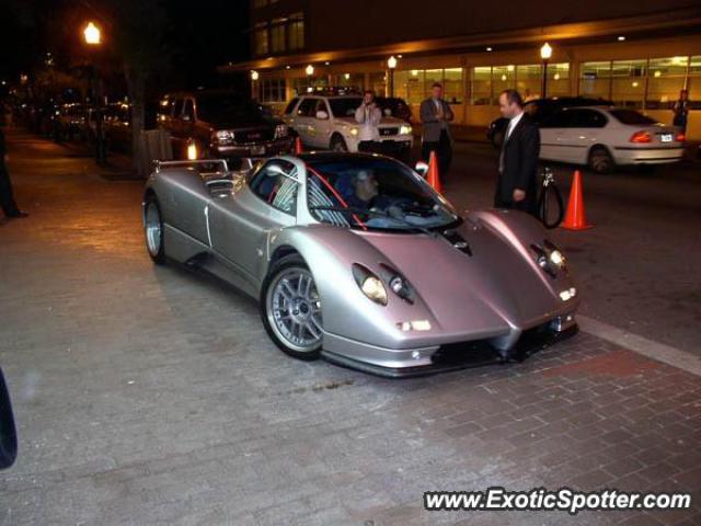 Pagani Zonda spotted in Savannah, Georgia