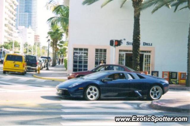 Lamborghini Murcielago spotted in South Beach, Florida