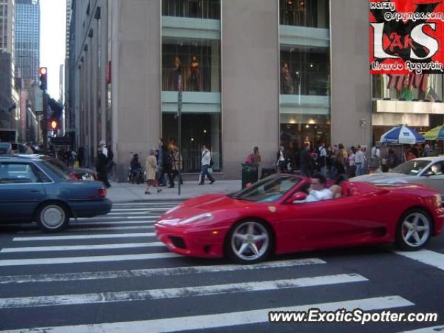 Ferrari 360 Modena spotted in New York, New York