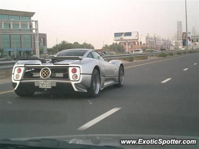 Pagani Zonda spotted in Dubai, United Arab Emirates