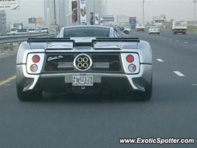 Pagani Zonda spotted in Dubai, United Arab Emirates