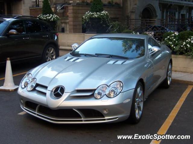 Mercedes SLR spotted in London, United Kingdom