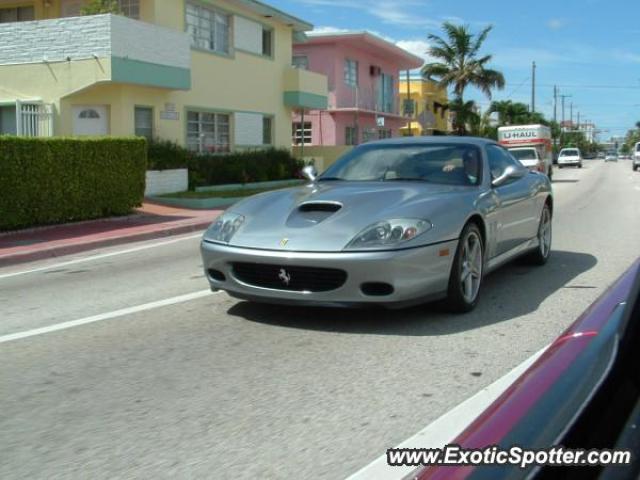 Ferrari 575M spotted in South Beach, Florida