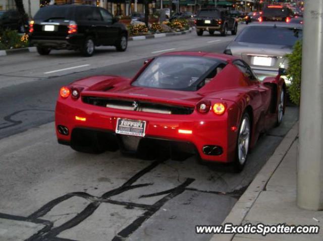 Ferrari Enzo spotted in Beverly Hills, California