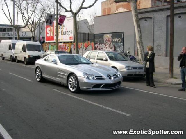 Mercedes SLR spotted in Barcelona, Spain