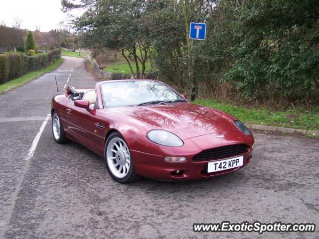 Aston Martin DB7 spotted in Derbyshire, United Kingdom